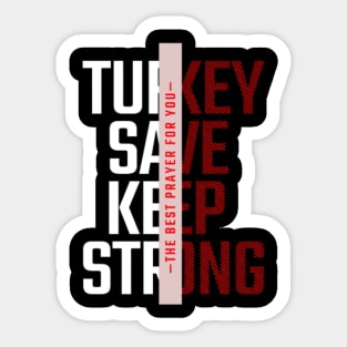 strong earthquake Sticker